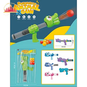 Kids Plastic Dual Purpose Convertible head Shooting Gun Toy With Double Handle SL01A037