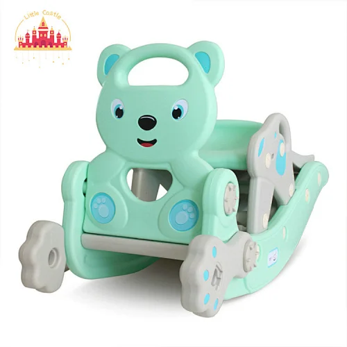 2022 New Creative Two In One Plastic Rocking Horse and Slide for Kids SL01F032
