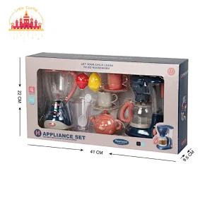 Hot Selling Plastic Simulation Set Juice Machine With Coffee Machine Toy For Kids SL10D360