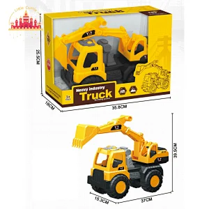 Wholesale Kids Diy Assembly Serie Plastic Educational Simulation Excavator Truck Toy SL04A001