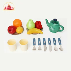 Hot Sale Pretend Play Simulation Food And Tableware Toy Kitchen Set Toy For Kids SL10D442