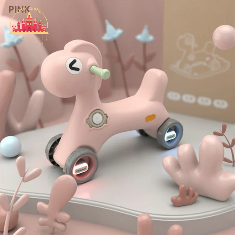 New Design Indoor Rocking Horse Plastic Kid Ride On Car Toy For Baby SL16D002