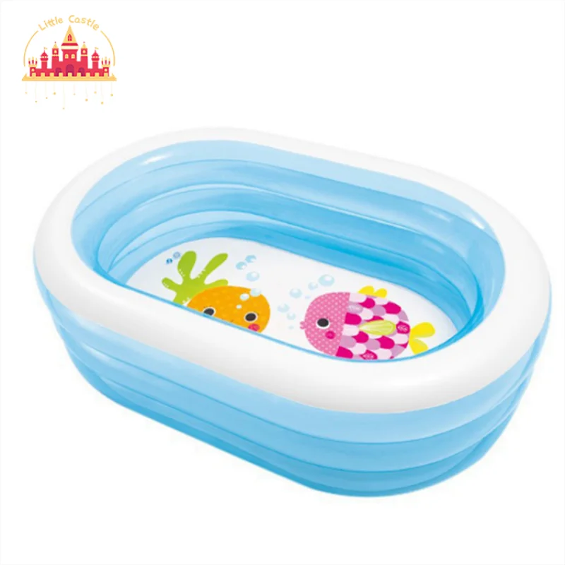 Premium Quality Blue Color Inflatable Rectangular Pool for Baby P21A012