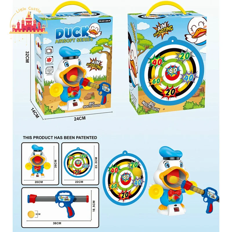Animal Shape Aerodynamic Gun Toy Plastic Score Record Target Shooting Gun Toy For Kids SL01A034