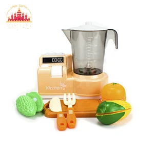 Hot sell pretend kitchen play plastic bread machine juice set for kids SL10D373