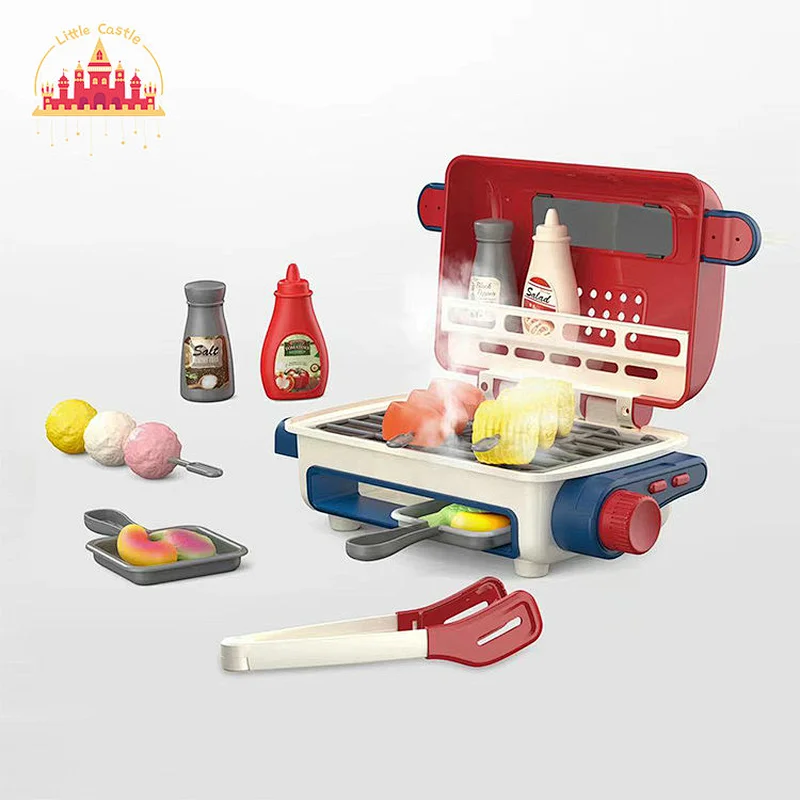 New style plastic pretend toy spray barbecue set for kids SL10D429