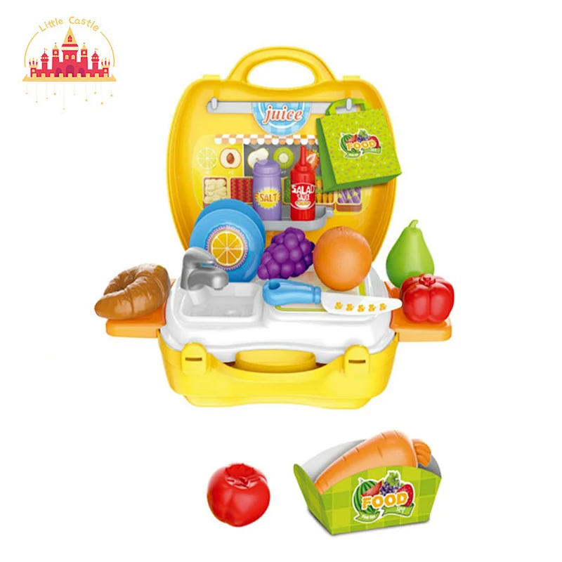 Pretend Play Kitchen Toy Educational Plastic Fruit Vegetable Box Toy for Kids SL10D010