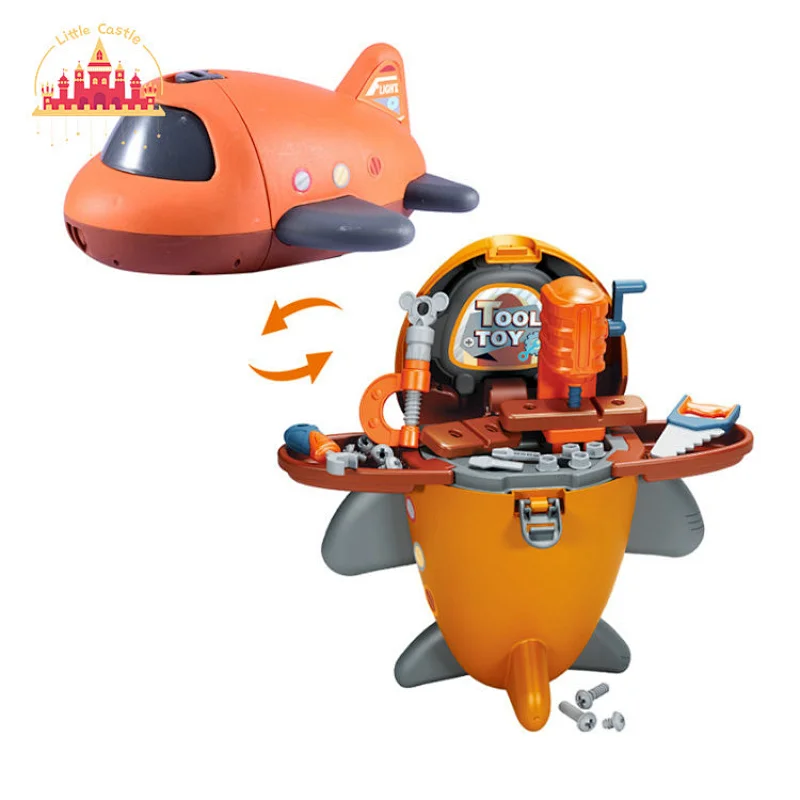 Good Sale Pink Girls Beauty Dress Up Toy Plastic Jewelry Aircraft Toy SL10D105