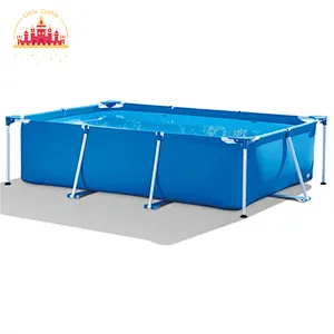 Wholesale Easy to Assemble Garden Plastic Rectangular Swimming Pool with Frame P21A023