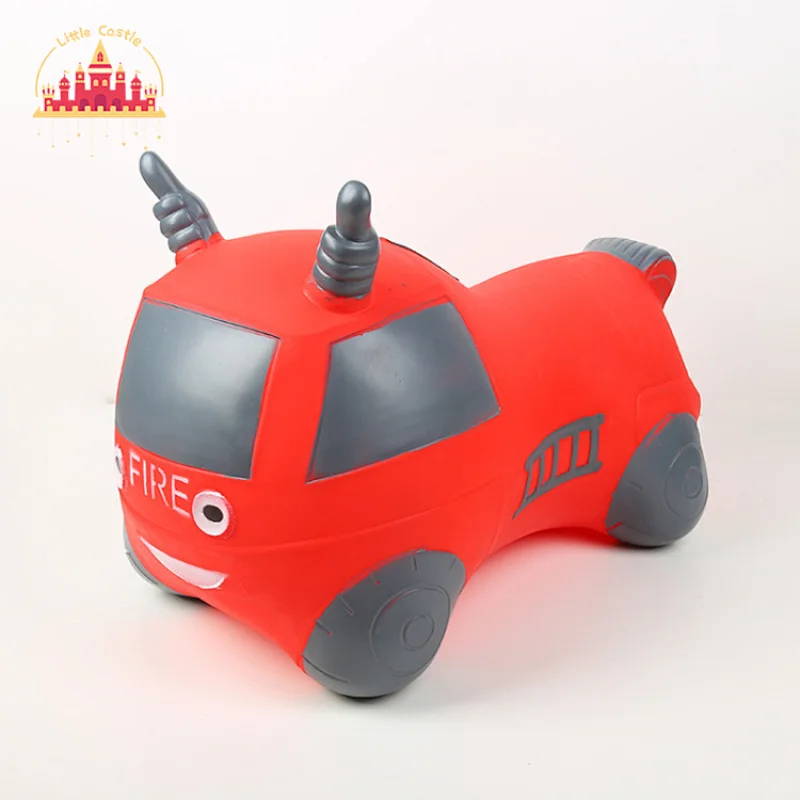 Colorful Inflatable Ride On Car Plastic Jumping Bouncing Riding Toys For Kids SL16D005A
