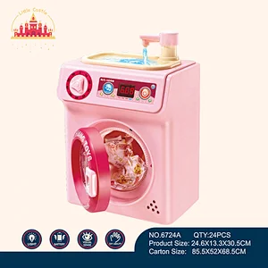 Electric pink mini washing machine toy play appliance toy for kids SL10D213