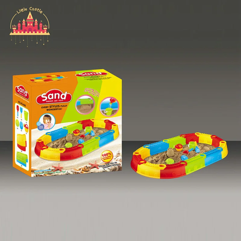 High Quality Plastic Luxury Kids Sand And Water Table With13 Pcs Accessories SL01D031