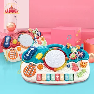 Puzzle Multifunctional Music Piano Toy Simulation Phone Baby Toys SL07A007