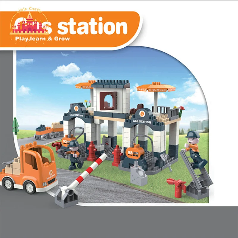 193 PCS Parking Lot Interlocking Toy Plastic Building Block Toy For Kids SL13A014