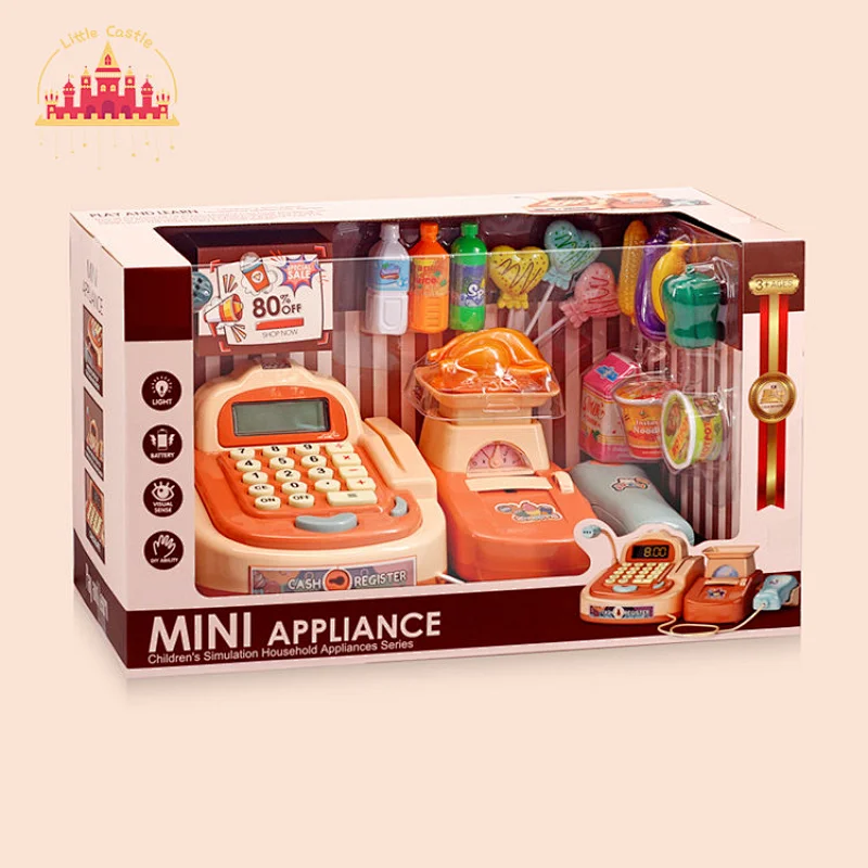 Customize multifunctional electric large cash register set toy for kids SL10D251