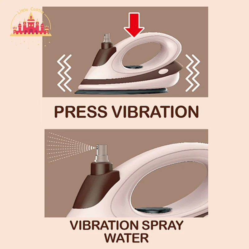 Simulation mini appliance toy plastic electric king bed board set toy with iron and basket SL10D248