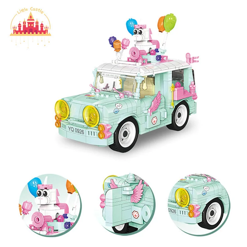 Hot Sale Funny Building Block Toys Plastic Children Balloon Car Toy SL03B002