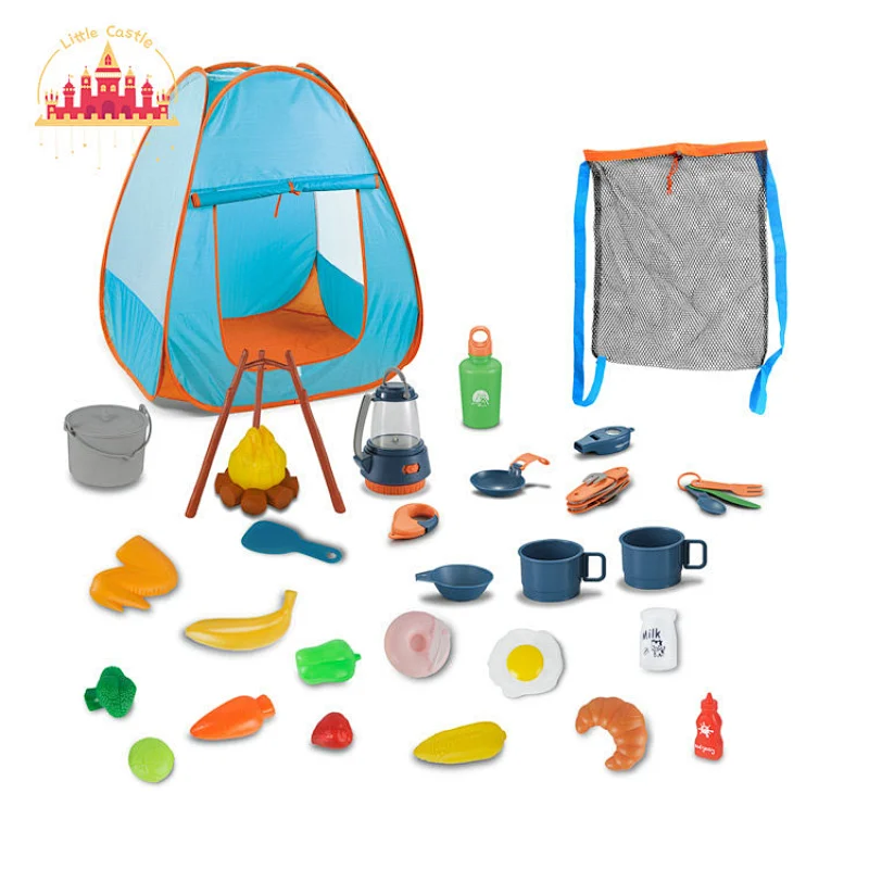 Kids Portable Plastic Picnic Mat Toy with Nature Exploration Toy and Cooking Toy SL01D011