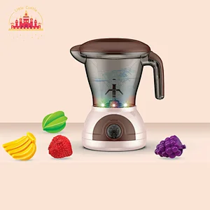 Modern battery operated kitchen appliance toy plastic kids fruit juicer toy SL10D232