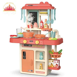Good Quality 63 CM Plastic Music Kitchen with Spray and Light for Toddler SL10C005
