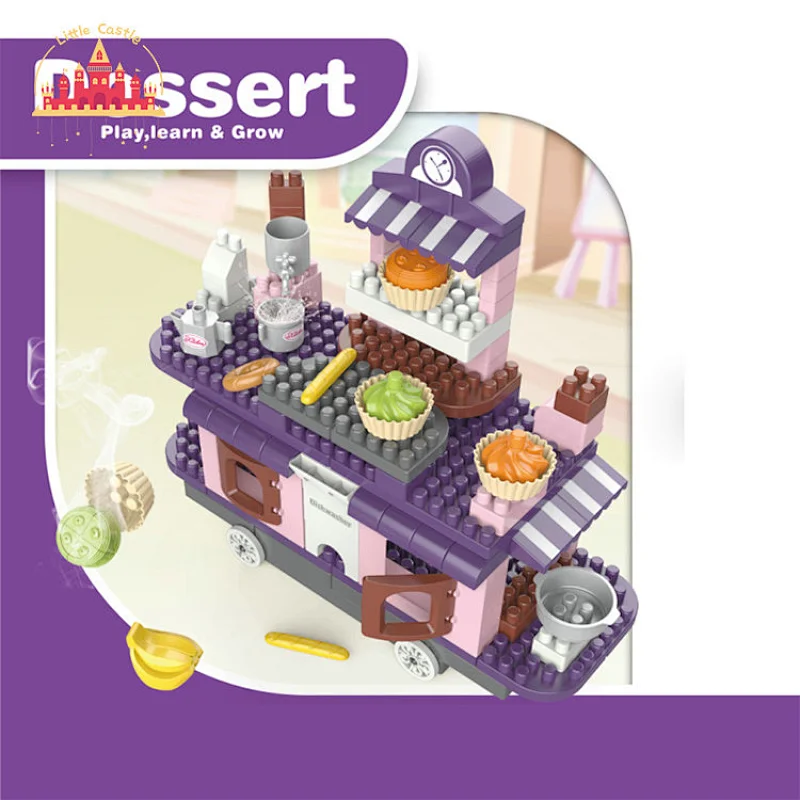 575 PCS Diy Construction Villa Plastic Building Block Toy For Kids SL13A006