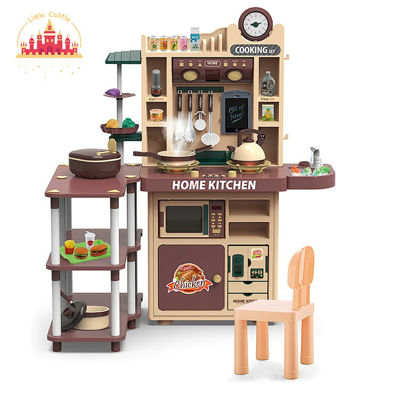 Children play house multifunctional spray kitchen table cooking set toy SL10C019