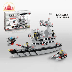 Police Station Building Block Set Toy Plastic Kids Educational DIY Toy SL13A073