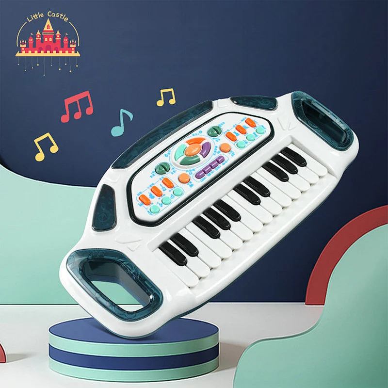 New style kids educational toy plastic acoustooptic piano keyboard toy SL07A009