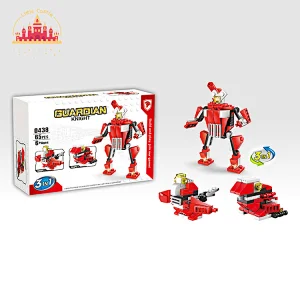Kids Creative Toy Plastic 3 Models Deformation Aircraft Military Set Building Block Toy SL13A090