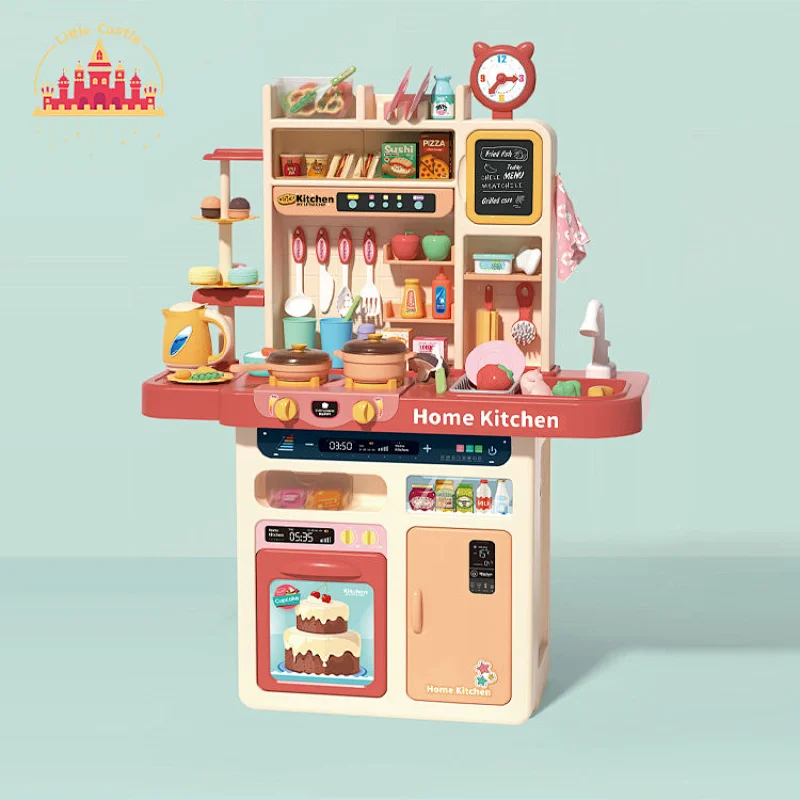 High quality kids pretend play cooking toy plastic kitchen table toy SL10C013