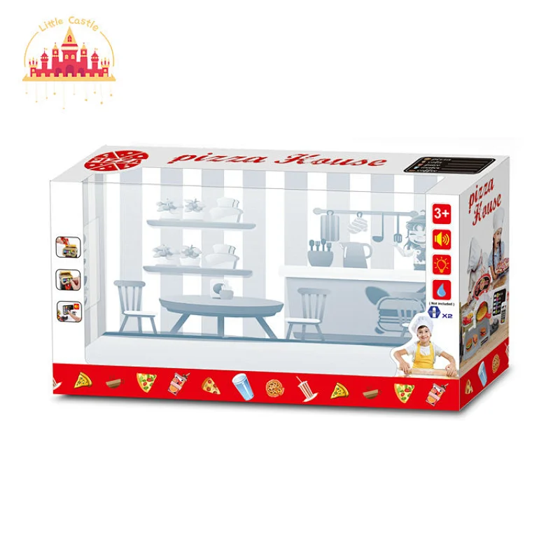 New style educational ordering machine set with pizza coffee machine set for kids SL10D254