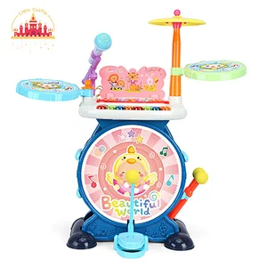 Interesting Baby Electronic Jazz Drum Set Toy with Cartoon Pattern SL07A006