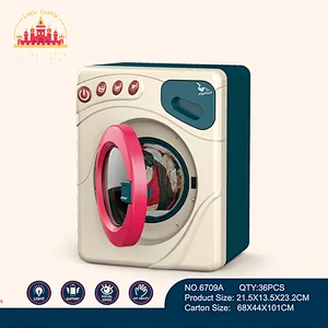 Mini Washing Machine Toy Plastic Electric Washer Toy With Light and Music SL10D192
