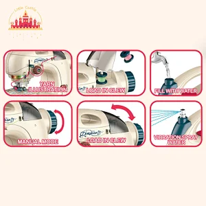 Height quality electric sewing machine kit toy with light and sound SL10D199