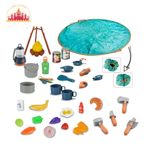Baby Pretend Plastic Play Toy Picnic Set with Campfire Telescope and Tent SL01D016