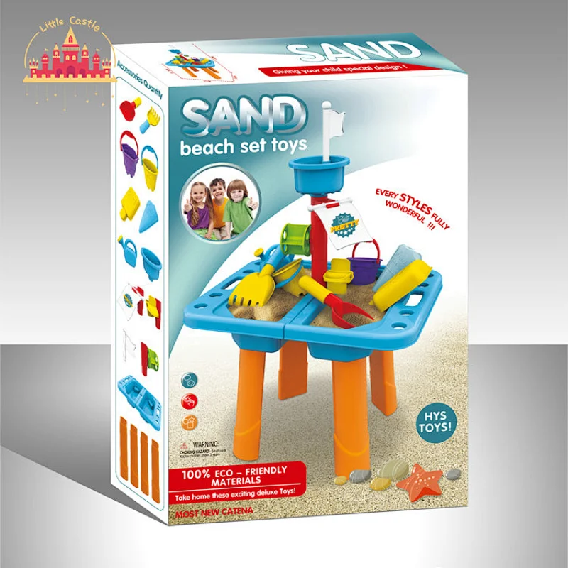 14Pcs Kids Summer Beach Toy Pirate Boat Shape Plastic Sand Water Table SL01D026