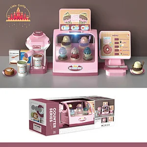 2022 Popular Pretend Play Ice Cream Shop Plastic Cash Register Set Toy For Kids SL10D337