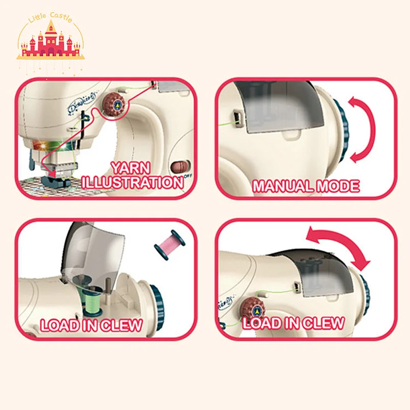 Hot Simulation Furniture Toy Electric Home Appliance Electric Sewing Machine Toy for Kids SL10D191
