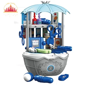 Fashion play house 58pcs plastic hamburger store toy for kids SL10G036