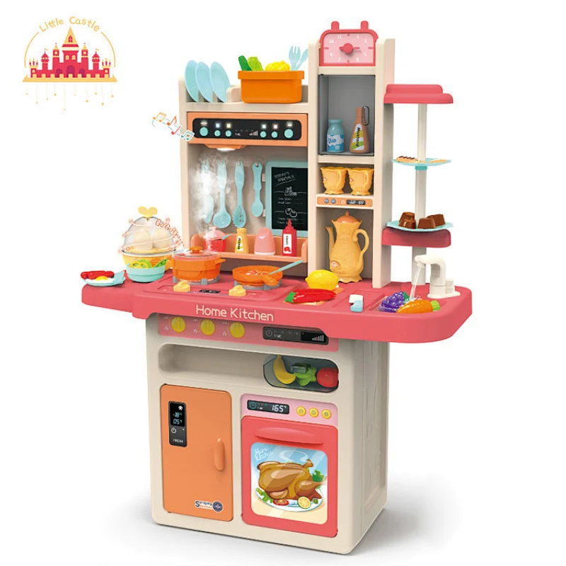 Factory direct sale educational pretend play house cooking plastic kitchen toy for kids SL10C001