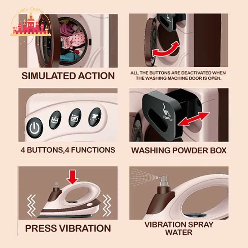 Good sale automatic plastic portable washing machine toy SL10D241