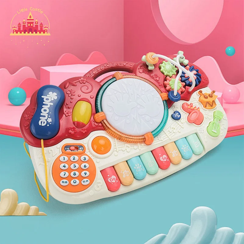 Puzzle Multifunctional Music Piano Toy Simulation Phone Baby Toys SL07A007
