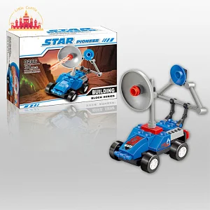 Educational Toy Assembly Plastic Christmas Carriage Building Block Toy For Kids SL13A068