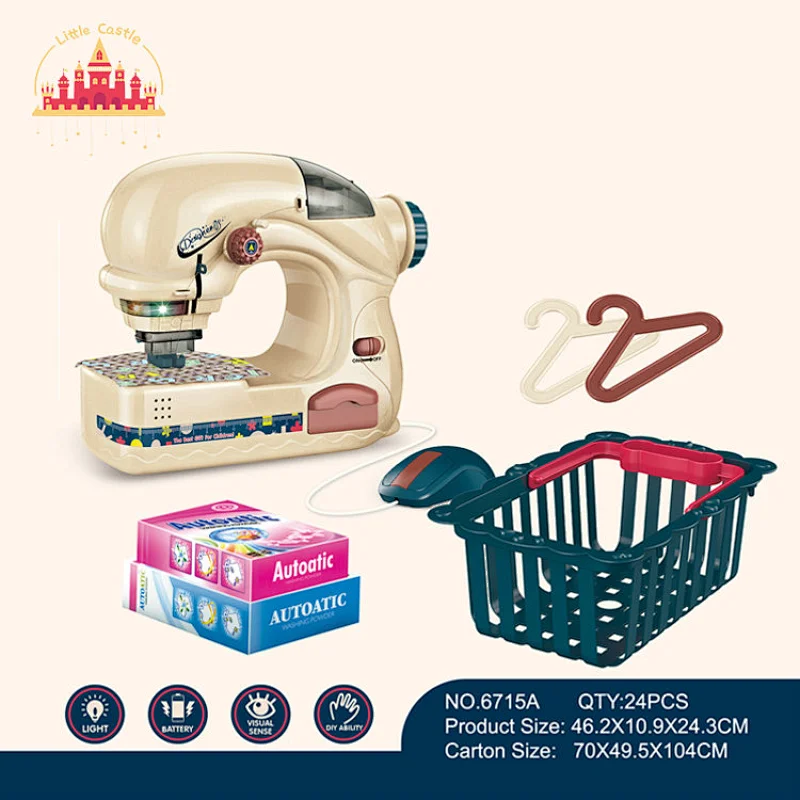 Height quality electric sewing machine kit toy with light and sound SL10D199