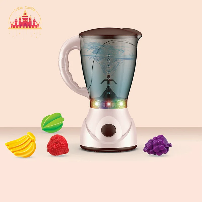 Children pretend play game electric juice maker toy with fruit toy SL10D231