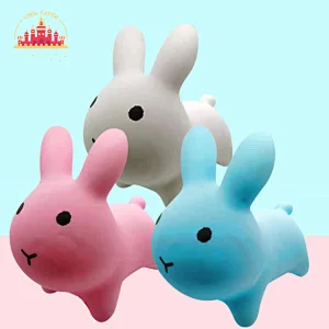 Most Popular Cute Rabbit Kids Jumping Toys PVC Inflatable Rubber Bouncy Horse For Sale SL16D006A