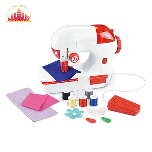 High quality kids play house plastic toy electric sewing machine toy SL10D304