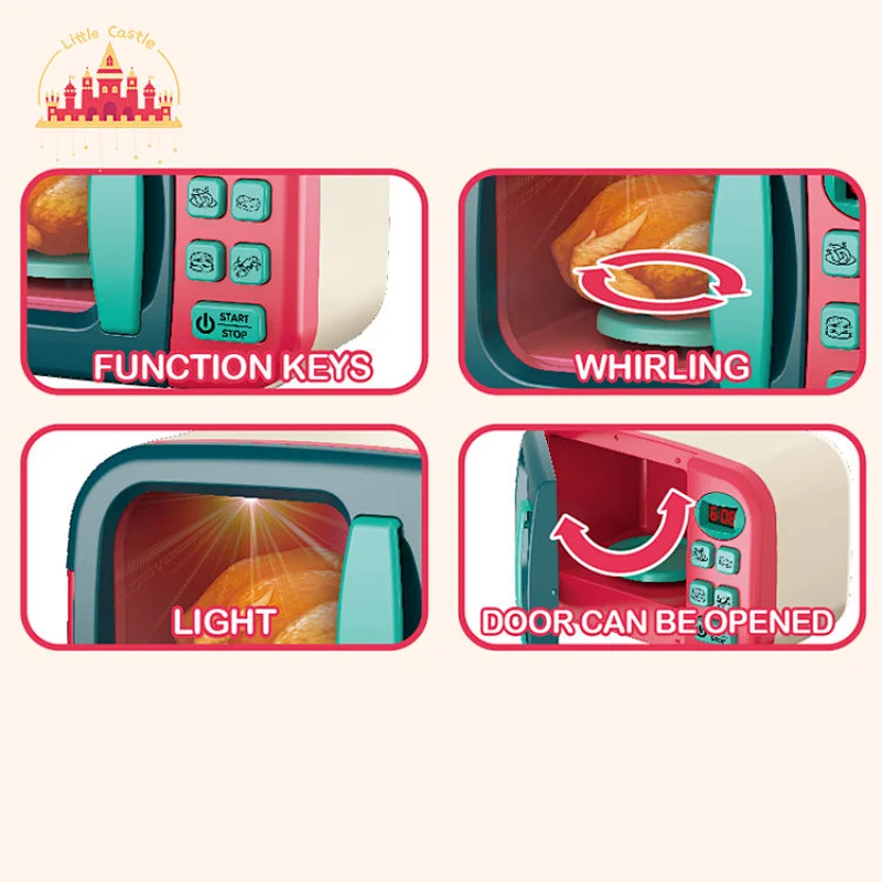 Wholesale electric microwave combination toy kitchen toy for toddler SL10D209