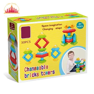 30 Pcs Baby Multifunctional Plastic Changeable Bricks Towers Toy SL13A049