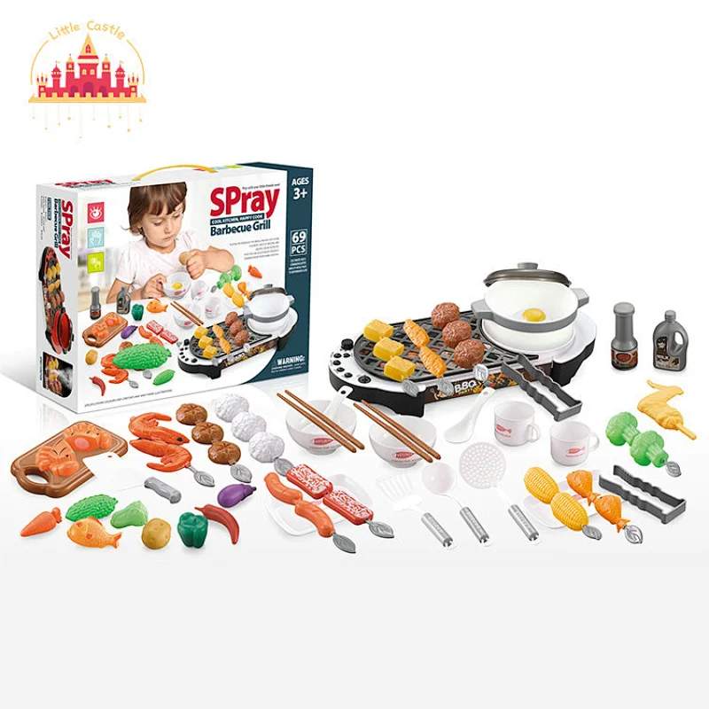 Pretend Play Toy Plastic Kitchen Toy Kitchen Pots and Pans Set for Children SL10D171